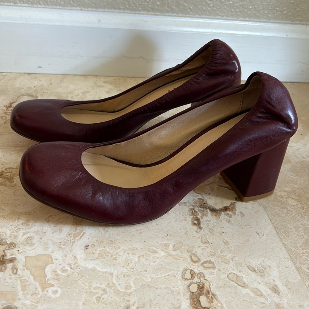 M. Gemi leather classic comfort heels - Picture 2 of 8